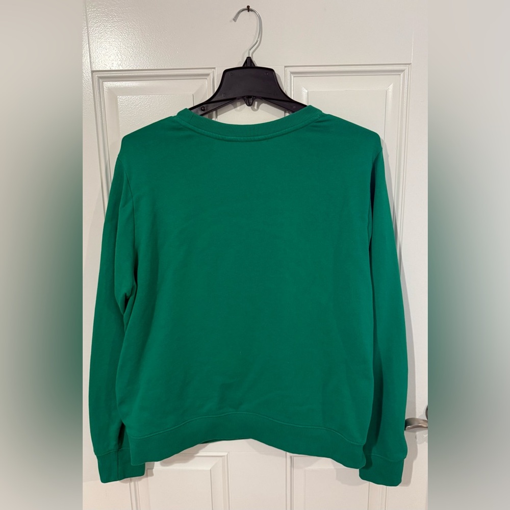 Lilly Pulitzer Green Sweatshirt with Palm Tree Design - Picture 2 of 10